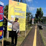 Satlantas Polres Jembrana Pasang Baliho di Titik Rawan Laka, Ini Tujuannya