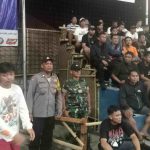 Polsek Abiansemal Kawal Jalannya Babak 8 Besar Turnamen Voli Puber Cup 1 Di Darmasaba