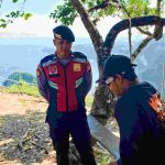 Samapta Polsek Nusa Penida Laksanakan Patroli di Paluang Cliff