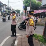 Antisipasi Kepadatan Pagi, Polsek Abiansemal Terjunkan Personel Atur Lalu Lintas