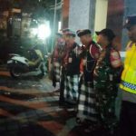 Patroli Malam Minggu, Pecalang Bersama Bhabinkamtibmas dan Babinsa Kawal Keamanan Wilayah Desa Adat Sumerta