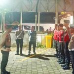 Kapolsek Dentim Pimpin Apel Kesiapan Pengamanan Car Free Day HUT Bhayangkara ke-79 di Renon