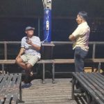 Polsek Dawan Laksanakan Blue Light Patrol di Pelabuhan Tribuana.