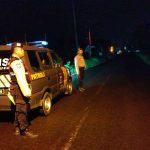 Subuh Hari, Polsek Abiansemal Laksanakan Patroli Strong Point Di Jalur Rawan