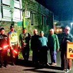 Bhabinkamtibmas Semarapura Tengah Bersinergi Amankan Kegiatan Pengajian Rutin.