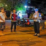 Personel Polsek Dawan Laksanakan Blue Light Patrol, Jaga Kamtibmas di Wilayah Wisata dan Pelabuhan