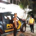 Jaga Situasi Kondusif, Polsek Petang Sisir Lokasi Usaha Lewat Patroli Malam