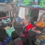 Kapolsek Benoa Sambang ke Atas Kapal Ikan, Berikan Himbauan Kamtibmas.