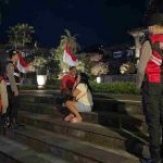 Jaga Kondusifitas Samapta Polres Klungkung Rutin Gelar Patroli Malam