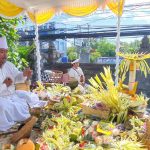 Purnama Kasa, Polsek Kuta Selatan Gelar Piodalan di Pura Bhuana Kerthi