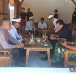 Silaturahmi Kapolsek Dentim, Danramil dan Tokoh Masyarakat: Wujud Komitmen Bersama Ciptakan Keamanan Wilayah