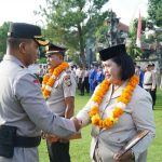 Polres Klungkung Laksanakan Sertijab Sekaligus Pelepasan Purnabakti Personel