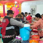 Polsek Klungkung Amankan Perayaan Seijit Kwang Sing Tee Koes di Vihara Dharma Ratna