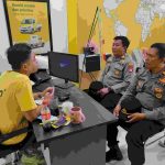 Kapolsek Denpasar Selatan Sambangi Kantor Driver Maxim, Tekankan Pentingnya Kejujuran dan Keselamatan