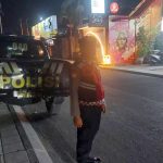 Patroli Malam Unit Samapta Polsek Kuta Utara Cegah Potensi Kriminalitas Di Jalan Berawa