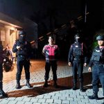 Jaga Kondusifitas Wilayah Unit Samapta Polsek Kuta Utara Bersama Anggota Brimob  Patroli  DI Jalan Bumbak