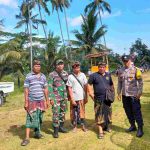 Bhabinkamtibmas Timuhun Sambangi Setra Adat dalam Rangka Melaspas Rompok Jelang Ngaben Massal