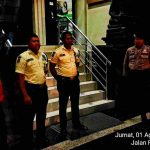 Cegah Kriminalitas Unit Samapta Polsek Mengwi Sambangi Kantor BPD Bali Sampaikan Imbauan Kamtibmas