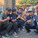 Semarak HUT RI ke-80, Babinsa Lalanglinggah Ikut Jalan Santai Bersama Forkopimcam