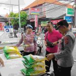 Polsek Denpasar Selatan Gelar Gerakan Pangan Murah di Dua Titik, Salurkan 2 Ton Beras SPHP