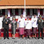 Kapolres Klungkung Hadiri Upacara Pengibaran Bendera Peringatan HUT ke-80 Kemerdekaan RI