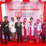 Pangdam IX/Udayana Hadiri Upacara Peringatan HUT ke-80 Kemerdekaan RI di Renon