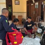 Si Dokkes Polres Klungkung Laksanakan Home Visit
