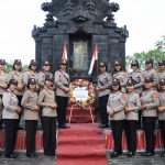 Polwan Polres Klungkung Gelar Ziarah dan Tabur Bunga Peringati Hari Jadi Polwan ke-77