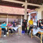 Bhabinkamtibmas Semarapura Kauh Monitoring Posyandu Balita, Dukung Pencegahan Stunting