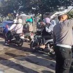 Kecelakaan Tunggal di Simpang Sekarsari, Unit Lantas Polsek Dentim Lakukan Penanganan dan Pengaturan Arus Lalu Lintas