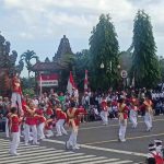 Wakapolsek Klungkung Hadiri Lomba Gerak Jalan Indah HUT RI ke-80