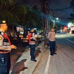 Jaga Kamtibmas Polsek Kuta Utara Patroli Susuri Jalan Pemelisan Berawa