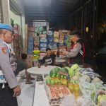 Sambangi Pasar Polsek Petang Tingkatkan Blue Light Patrol Di Jalur Tengah