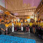 Polsek Klungkung Ngayah di Pura Paibon Pasek Gelgel Desa Akah
