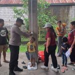 Bhabinkamtibmas Desa Bungbungan Sambangi Posyandu, Ajak Warga Perhatikan Gizi Balita