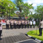 Polsek Kuta Selatan Gelar Apel Jam Pimpinan, Kapolsek Tekankan Antisipasi Bencana dan Peningkatan Patroli