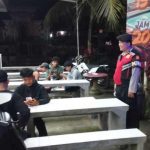 Polsek Petang Sisir Lokasi Usaha Lewat Patroli Malam