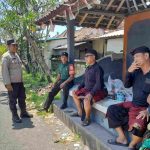 Bhabinkamtibmas Negari Laksanakan Sambang dan Atensi Upacara Manusia Yadnya
