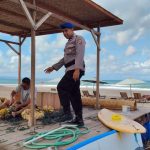 Pantai Aman, Pengunjung Nyaman, Sat Polairud Polres Badung Aktifkan Patroli Pesisir