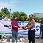 Polantas Menyapa : Satlantas Polresta Denpasar Gelar Safety Riding Bersama Karyawan Pt. Kone Indo Elevator