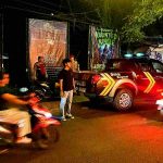Minimalisir Kejahatan Polsek Kuta Utara Blue Light Patrol  Di Jalan Batu Bolong