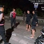 Patroli Malam, Polsek Mengwi Imbau Anak anak Muda Untuk Tidak Melakukan Aksi Balapan Liar