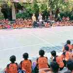 Cegah Perundungan Sat Binmas Polresta Denpasar Ceramah Di Sd Negeri 4 Desa Pemecutan Kaja