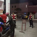 Atensi Keamanan Malam Hari, Samapta Polsek Abiansemal Gelar Patroli Di SPBU