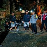 Polsek Banjarangkan Amankan Pementasan Calonarang di Pura Agung Kentel Gumi