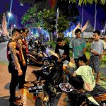 Cegah Guantibmas, Samapta Polres Klungkung Intensifkan Blue Light Patrol
