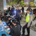 Polsek Kuta Selatan Gelar KRYD Antisipasi Trek-trekan dan Kriminalitas Jalanan