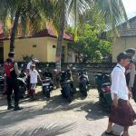 Polsek Nusa Penida Laksanakan Pengamanan Hari Raya Galungan di Pura Penataran Ped