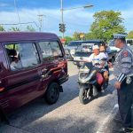 Satgas Preventif Laksanakan Pengaturan dan Pengawalan di Jalur By Pass IB Mantra dalam Rangka Ops Zebra Agung 2025