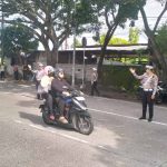 Pelaksanaan Ops Zebra Agung 2025: Personel Polres Klungkung Laksanakan Pengaturan Lalu Lintas